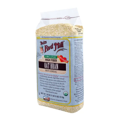 Vista 4 de Bob's Red Mill Cereal caliente de salvado de avena orgánico, 18 onzas (paquete de 4)
