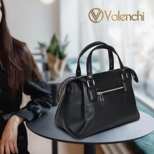 Vista 6 de Bolsos cruzados de cuero para mujer - Bolsos cruzados para mujer - Monederos cruzados de cuero para mujer - Tamaño mediano