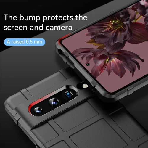 Vista 4 de Funda compatible con Redmi A1 4G, funda protectora a prueba de golpes, compatible con Redmi A2 4G TPU Soft Shell Funda para teléfono, color negro
