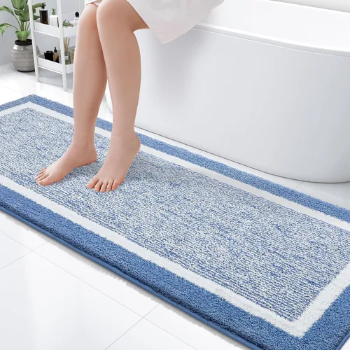 Vista 68 de OLANLY Alfombras de baño 24x16, tapetes de baño extra suaves y absorbentes de microfibra, antideslizantes, lavables a máquina, secan rápido