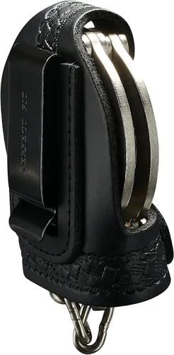 Vista 3 de Shield Wallets - Funda para esposas con clip y cierre a presión, estilo detective negro