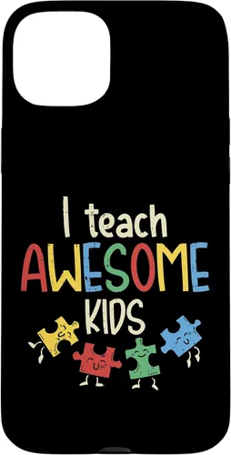 Vista 9 de iPhone 16 I Teach Awesome Kids Autismo Educación Especial Estuche para Maestro