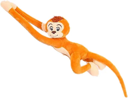Vista 9 de zhidiloveyou Animales de peluche colgantes de mono para niños y adultos (27 pulgadas)