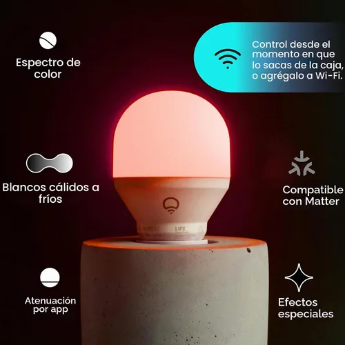 Vista 2 de LIFX Color, E26 Rosca Edison