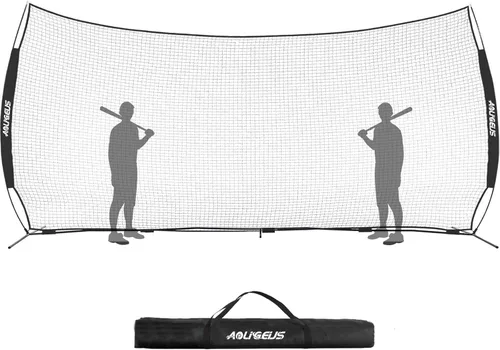 Vista 12 de Red de Barrera Deportiva, Red Deportiva, Red de Respaldo de Barricada, Perfecta para Béisbol, Sóftbol, Fútbol, Baloncesto, Lacrosse