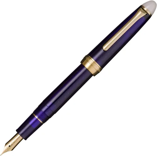 Vista 7 de Sailor 11-0558-201 - Pluma estilográfica, tejido de cuatro estaciones, agua de luna y noche, flor de cerezo nocturna, punta fina