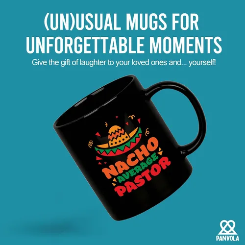 Vista 2 de Nacho Promedio Pastor Divertidos Regalos Pastor Pastor Regalos Ministro Ordenación Predicador Regalos de Apreciación Novedad Vasos Vasos Taza
