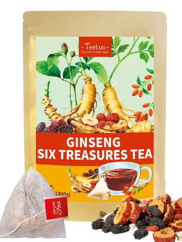 Vista 61 de TeeLux - Bolsas de té de cebada, sabor a nuez y tostado, sin cafeína, 0.07 oz x 50 bolsas Té de grano de cebada asada con aroma a nuez, sin