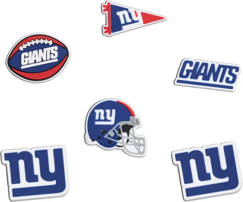Vista 15 de FOCO unisex-adult NFL Team Logo 6-Pack Shoe Charms