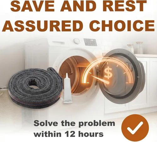 Vista 7 de Actualización 280114 W10521118 697694 Secadora Tambor Kit de Sello de Fieltro Reemplazo W10116343 W10166807 Sello Compatible con Whirlpool Maytag