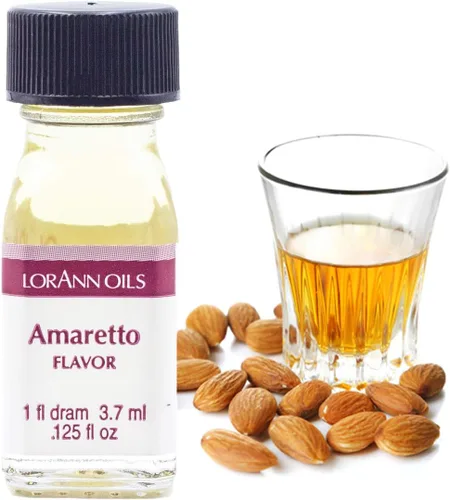 Vista 2 de LorAnn Amaretto SS Flavor, 1 botella de dram (0.0125 fl oz - 0.1 fl oz - 1 cucharadita)