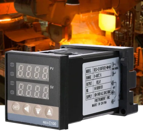 Vista 5 de REX-C100FK02-M* AN PID controlador de temperatura digital Salida de relé termopar tipo K, termostato
