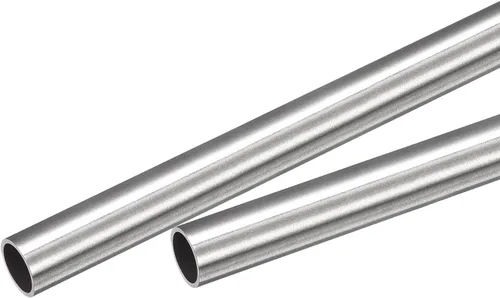 Vista 84 de uxcell Tubo capilar del acero inoxidable 304, tubería gruesa del metal de la longitud de la pared de 820.2 ft m del OD 18.0 ft m x 0.7 ft m