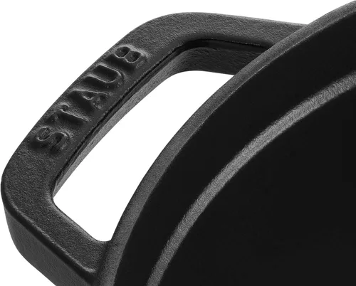 Vista 6 de Staub olla de hierro cocotte redonda de 6-1/4 cuartos de galón, Negro mate Perfect for Batch Cooking, Meal Prep & Large Meals. Braise, Roast &