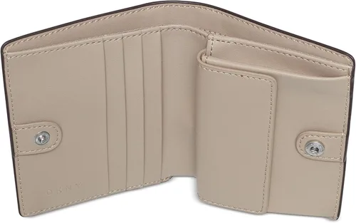 Vista 3 de DKNY Cartera plana de cuero Gigi para mujer, amarillo, (Med Yellow)
