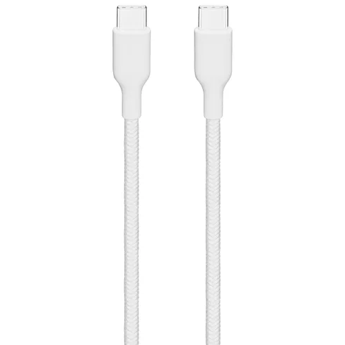 Vista 8 de Insignia Cable trenzado USB-C a USB-C (5 pies, morado claro)