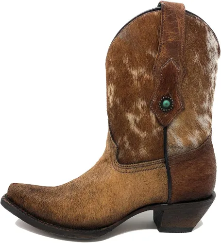Vista 2 de Corral Botines Concho Marrón para Mujer C3586