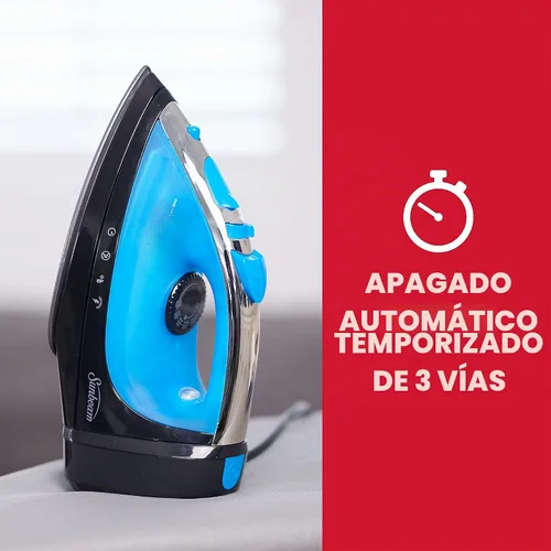 Vista 3 de Sunbeam Plancha de vapor Steammaster de 1400 W con disparo de función de vapor y cable retráctil