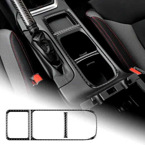 Vista 9 de AIRSPEED Para Subaru WRX/WRX STI 2022 2023 Consola central de coche, salida de aire, cubierta de marco de salida de aire, calcomanía de fibra