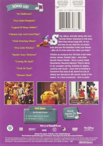 Vista 2 de Disneys Sing-Along Songs - Happy Haunting