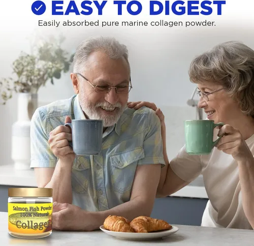 Vista 4 de Colágeno Marino SALCOLL COLLAGEN, colágeno de salmón para dolor en las articulaciones, artritis reumatoide, osteoporosis; ayuda a la regeneración