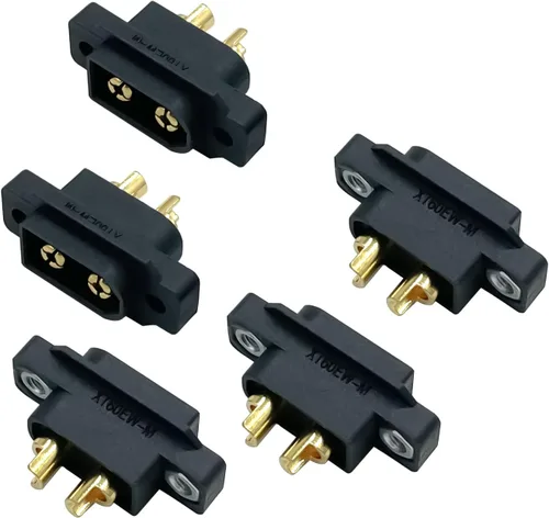 Vista 5 de 5 pares Amass XT60EW-M XT60W-F montable XT60E macho hembra conector enchufe para RC Drone aviones FPV Racing Drone