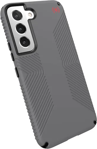 Vista 11 de Speck Productos Funda Presidio2 Grip Samsung Galaxy S22, bisel elevado, Negro/Negro/Blanco