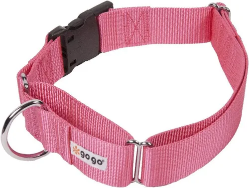 Vista 38 de GoGo Pet Products GoGo - Collar de perro Martingala de 3/4 pulgadas, mediano, color rosa Rosado