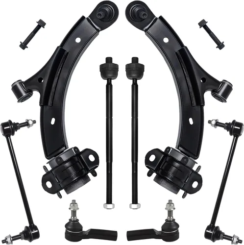 Vista 9 de AUQDD 2 piezas de brazo de control inferior delantero y conjunto de rótula compatibles con 2010-2013 Fo-rd Mustang, 2014 Mustang (para base y GT)