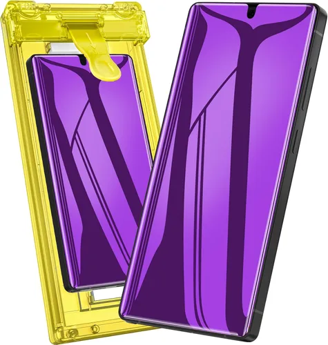 Vista 12 de [Paquete de 2] para Samsung Galaxy S20 FE / A53 / A52 / A51 Protector de pantalla de privacidad de vidrio templado antiespía