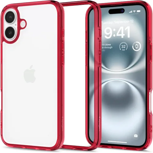 Vista 71 de Spigen Funda para iPhone 12 Mini, ultra híbrida, sin anillo magnético, antiamarilleo, transparente