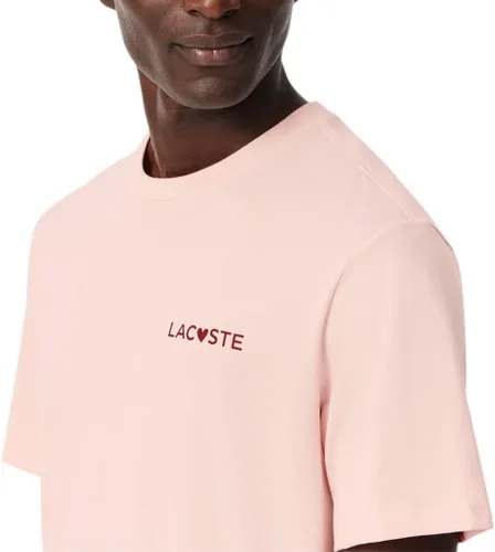 Vista 3 de Lacoste Camiseta de manga corta con cuello redondo y ajuste regular para hombre