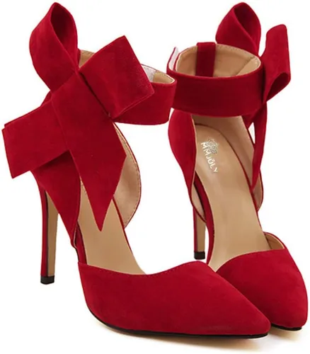 Vista 6 de Z&L Fashion - Zapatos de tacón alto con punta puntiaguda para mujer