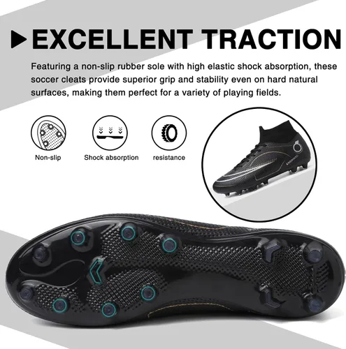 Vista 3 de CBUSTER Zapatos de fútbol para hombre y mujer, zapatos de fútbol AGTF