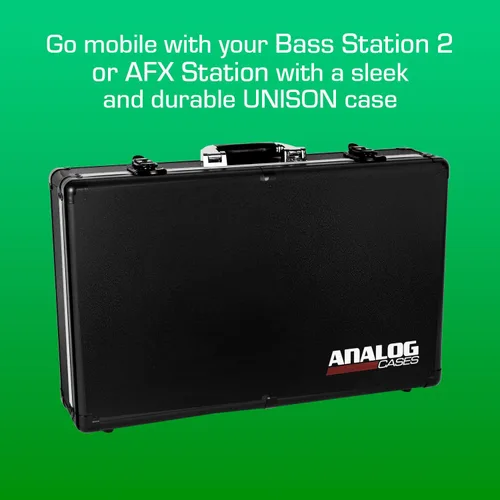 Vista 2 de ANALOG CASES Novation Bass Station II/AFX Station - Estuche rígido ultraligero UNISON