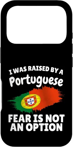Vista 30 de I was Raised by a Portuguese Portugal Flag Gift Son Daughter Case for iPhone 16