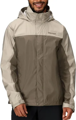 Vista 20 de MARMOT Chaqueta impermeable Precip Eco para hombre, 100% reciclada, transpirable, ligera, plegable Azul ártico