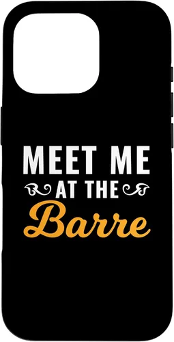Vista 20 de Ballet Meet Me at The Barre for Ballerina Trainer Dancing Case for iPhone 16