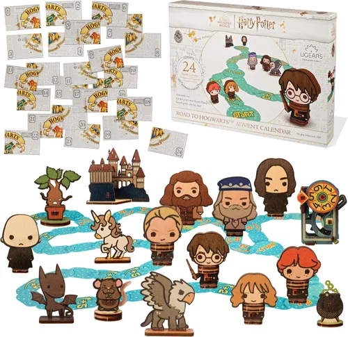 Vista 9 de UGEARS Harry Potter Hogwarts Castle 3D rompecabezas de madera para adultos