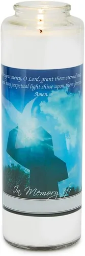 Vista 5 de Root Velas de oración de vidrio para 5-7 días, 1 unidad, meditación