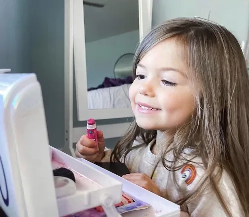 Vista 3 de Luna Star Klee - Kit de maquillaje para niños. Suave y no tóxico. Apto para niños. Fabricado en Estados Unidos (Berry Icing Fairy)