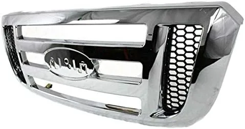 Vista 2 de Compatible con 06-11 Ranger XLT Pickup Truck 2WD/4WD Front Face Bar Grille Assembly Chrome