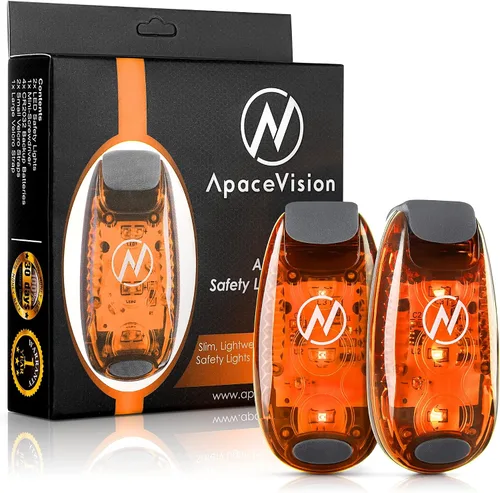 Vista 10 de LED Safety Light (2 Pack) - Clip On Strobe/Running Lights for Runners, Dog, Bike, Walking, Boat, Kayak, Stroller and More - High Visibility