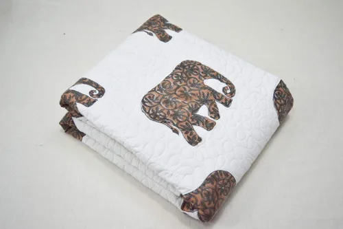 Vista 12 de Colcha india para bebé, hecha a mano, manta de tela de algodón, manta de decoración étnica