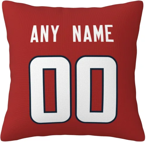 Vista 12 de Fundas de almohada de fútbol – Fundas de almohada personalizadas con cualquier nombre y número, regalo personalizado para hombres, mujeres y niños