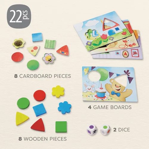 Vista 5 de HABA My Very First Games - Colores y formas de Teddy (Hecho en Alemania)