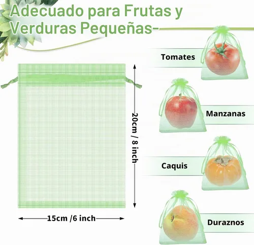 Vista 2 de Boao 200 bolsas de protección de frutas