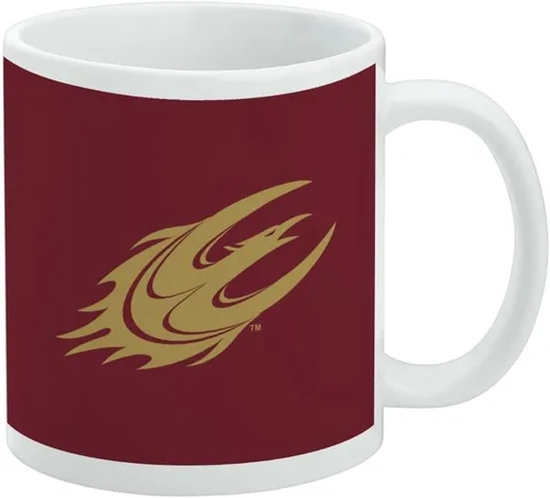 Vista 344 de Taza de cerámica con el logotipo principal de la Universidad Rider, taza de regalo novedosa para café, té y bebidas calientes, 11oz, blanca