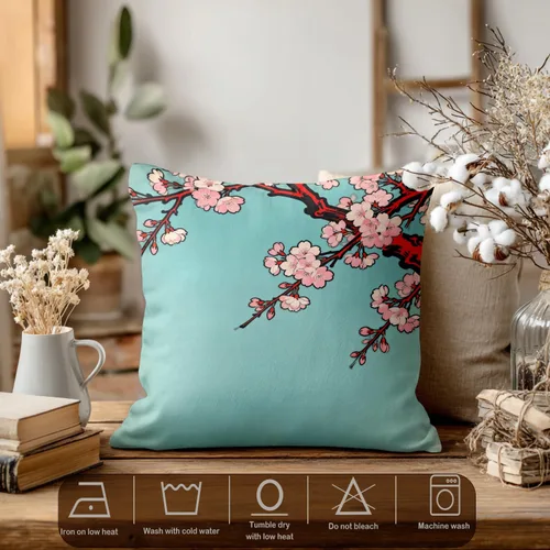 Vista 68 de Batmerry Autumn Pumpkin Templeton Throw Pillow Covers, Green Leaves Paths Forests Decorative Pillow Covers Digital Printing Blended for Couch Sofa