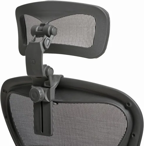 Vista 3 de Engineered Now El reposacabezas original para la silla Herman Miller Aeron (grafito, HW)